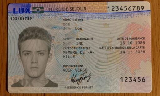 BUY LUXEMBOURG RESIDENT PERMIT ONLINE